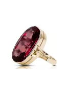 Vintage Jewlery Ring Ruby 14K Yellow gold vrc113y